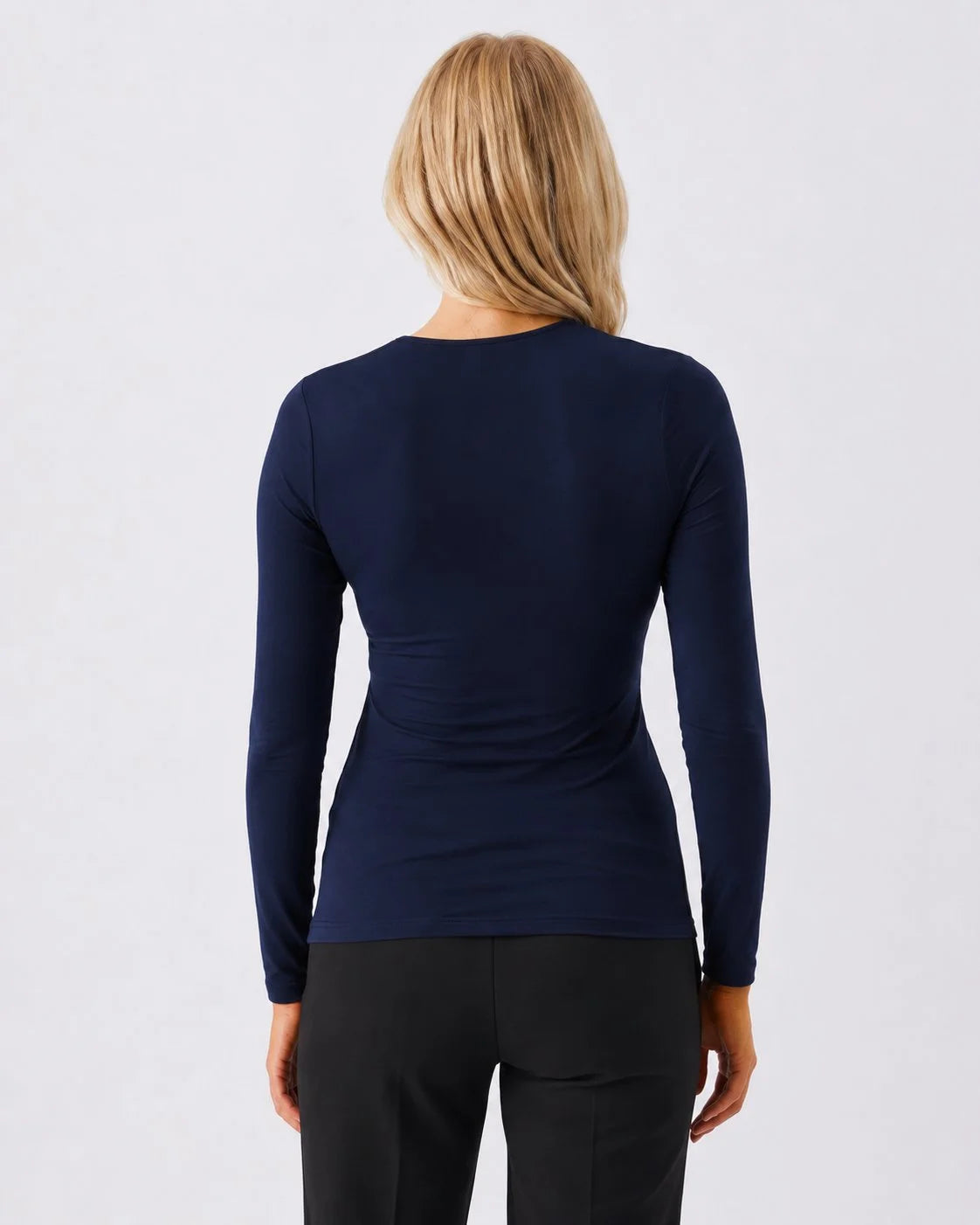Luxe Knit Embrace Nursing Top Navy