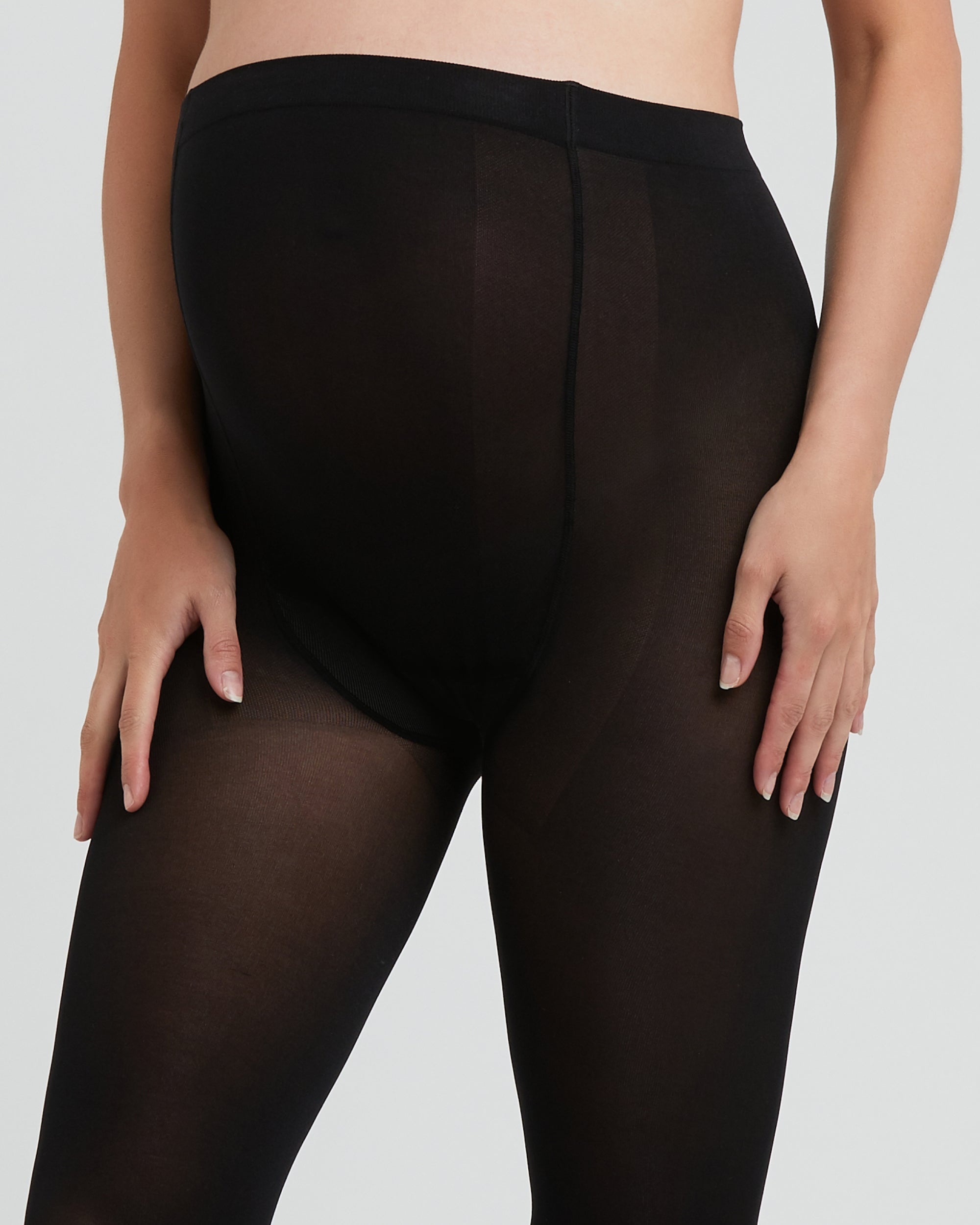 Opaque Maternity Tights Black