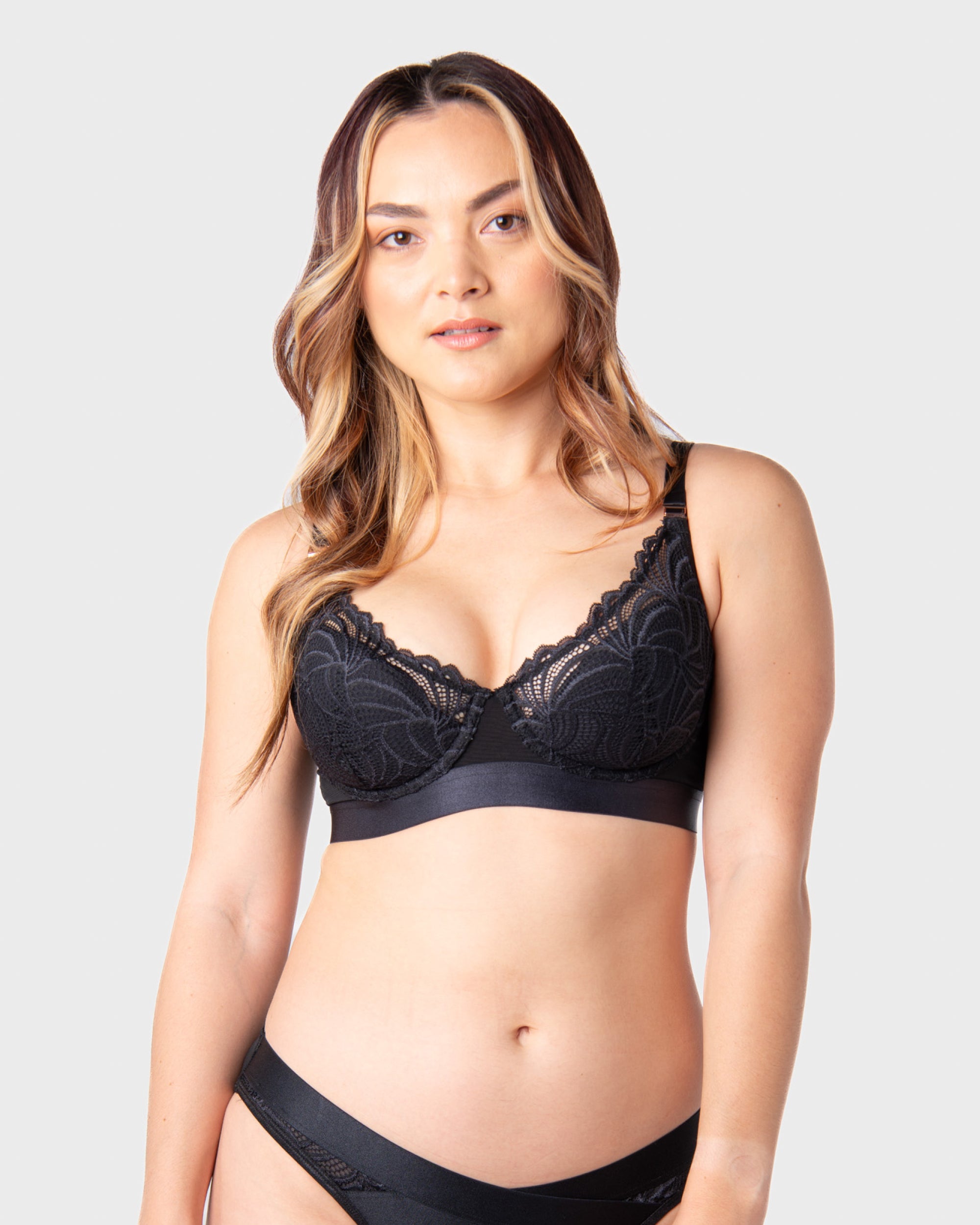 Hotmilk Warrior Plunge Bra Black