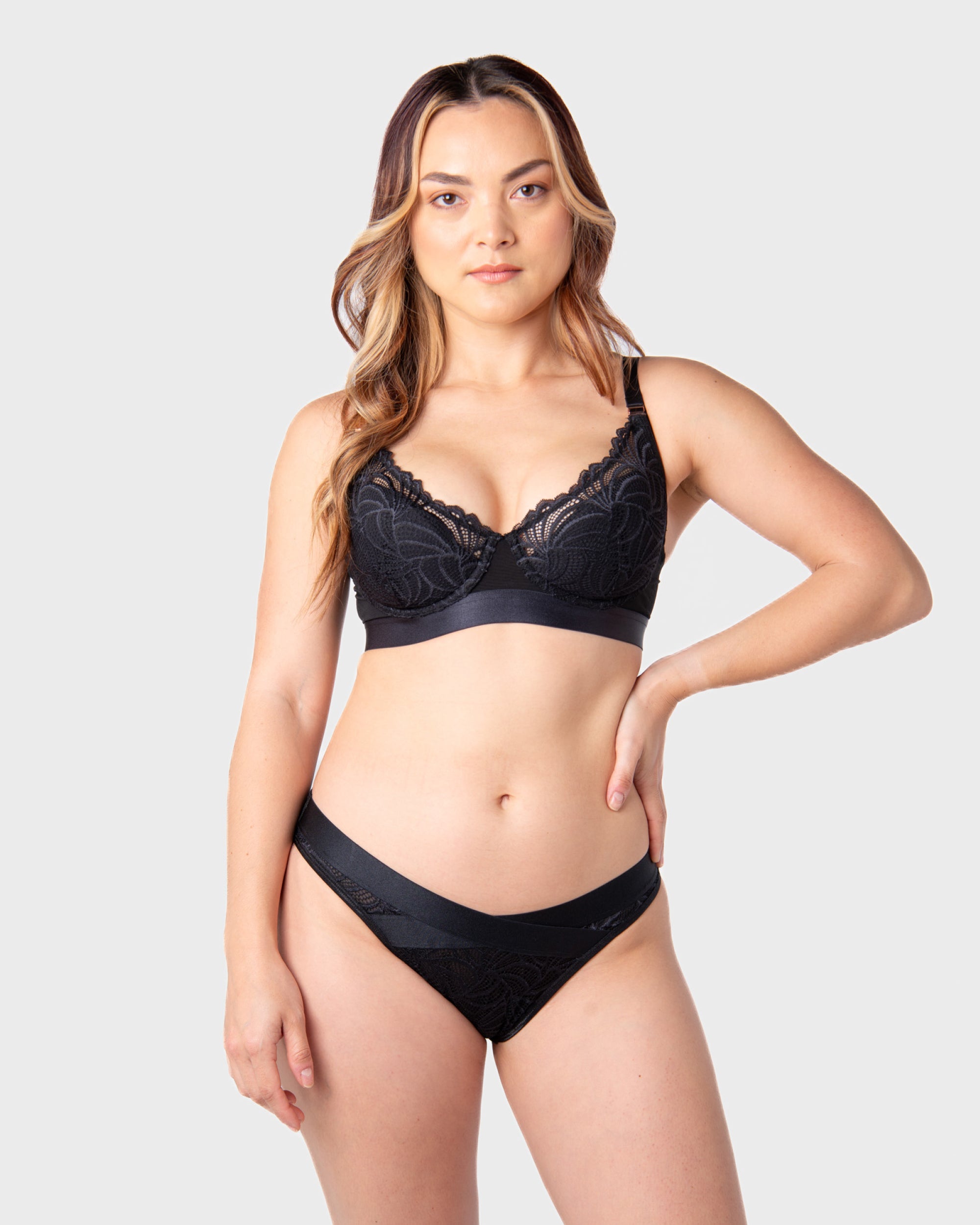 Hotmilk Warrior Plunge Bra Black
