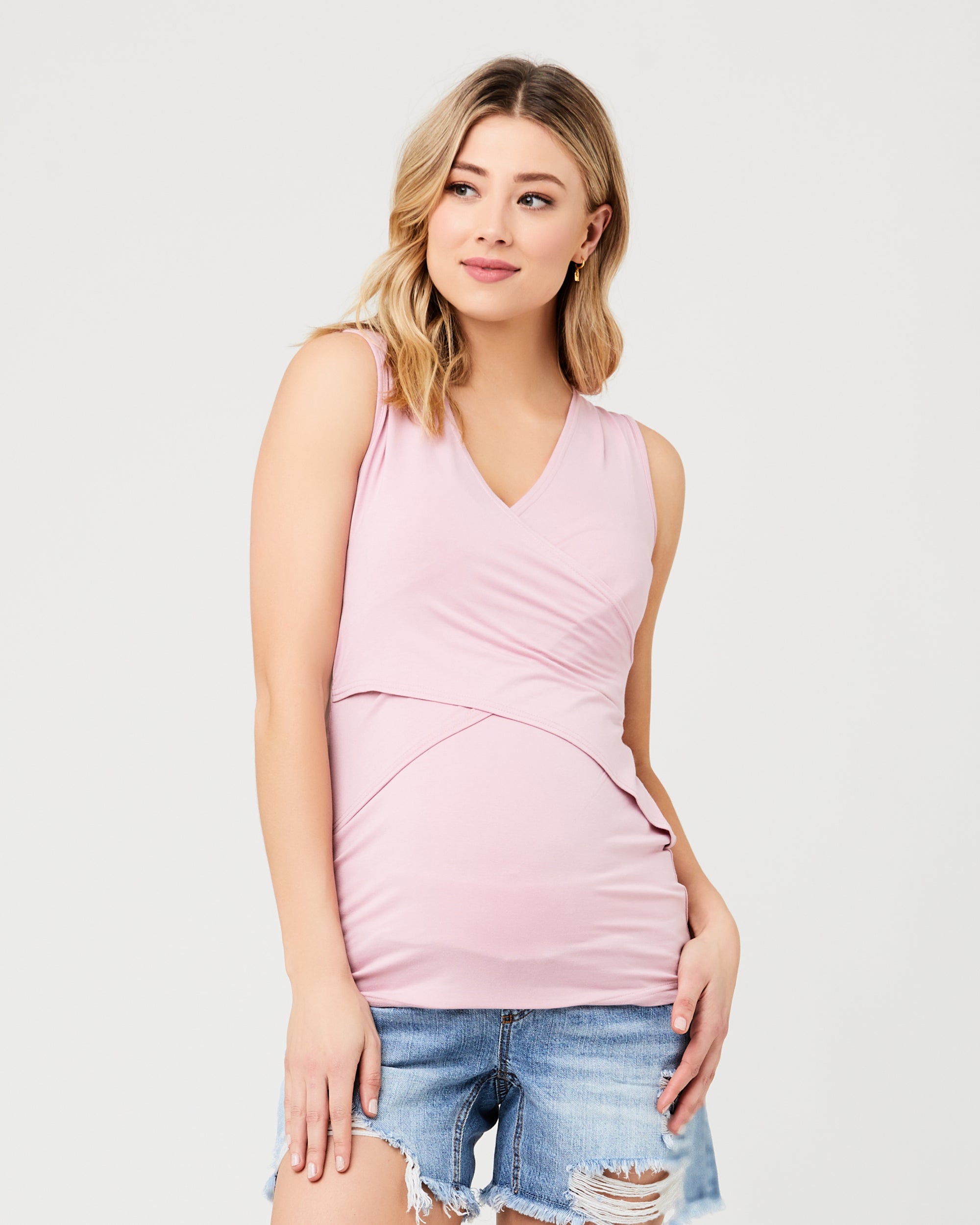 Embrace Nursing Tank Dusty Pink