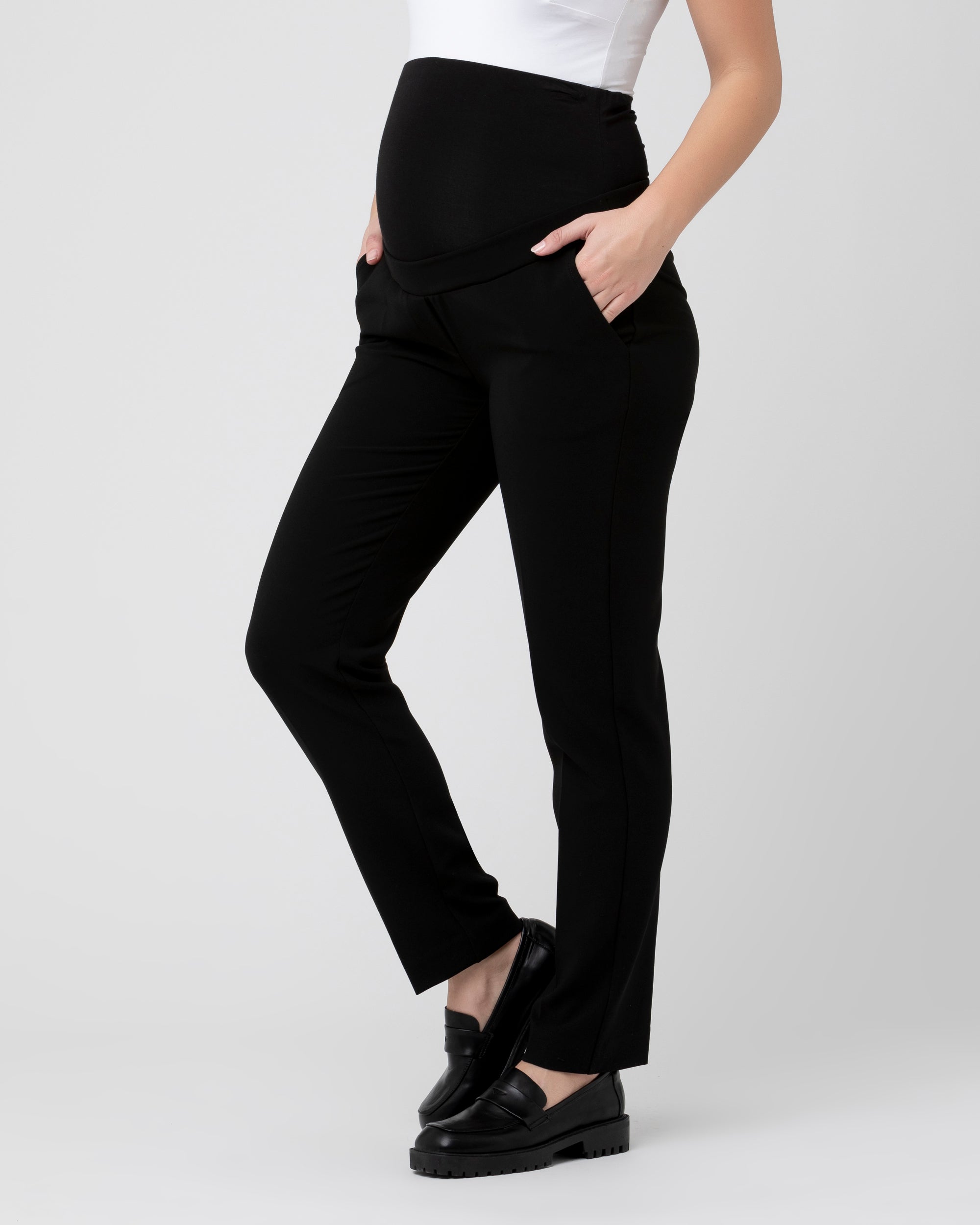 Shop Black Maternity Dress Pants  MARION Maternity  MARION Maternity